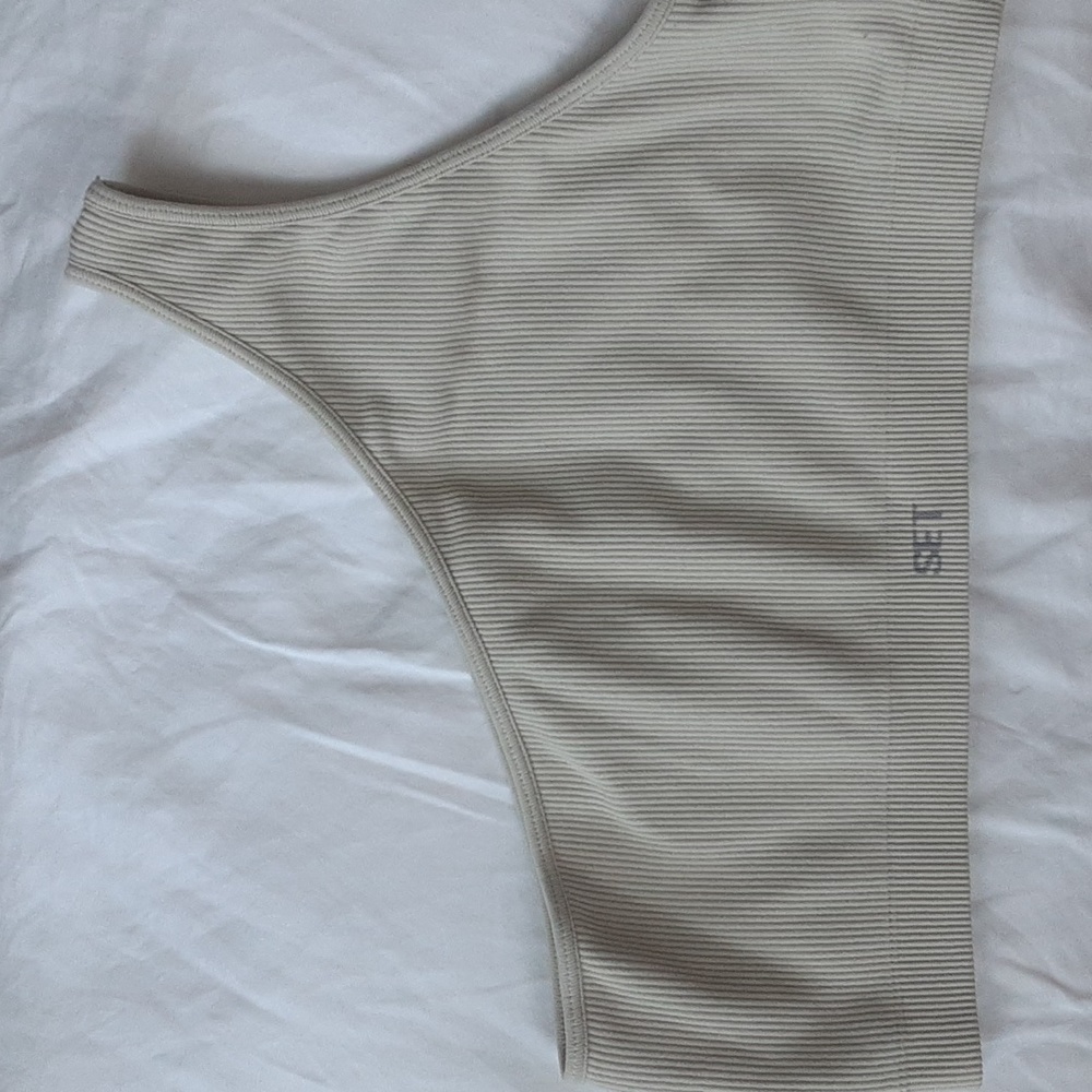 Set Active One Shoulder Bra M Oat Milk
